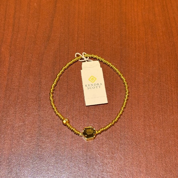 Kendra Scott Tomon Stretch Bracelet Smokey Quartz - Picture 1 of 2